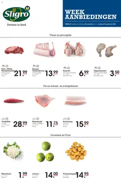 Sligro folder - Voorbeeld van een folder van Sligro, geldig van 23.09.2025