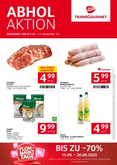 Transgourmet Flugblatt ab 07.09.2025 gültig