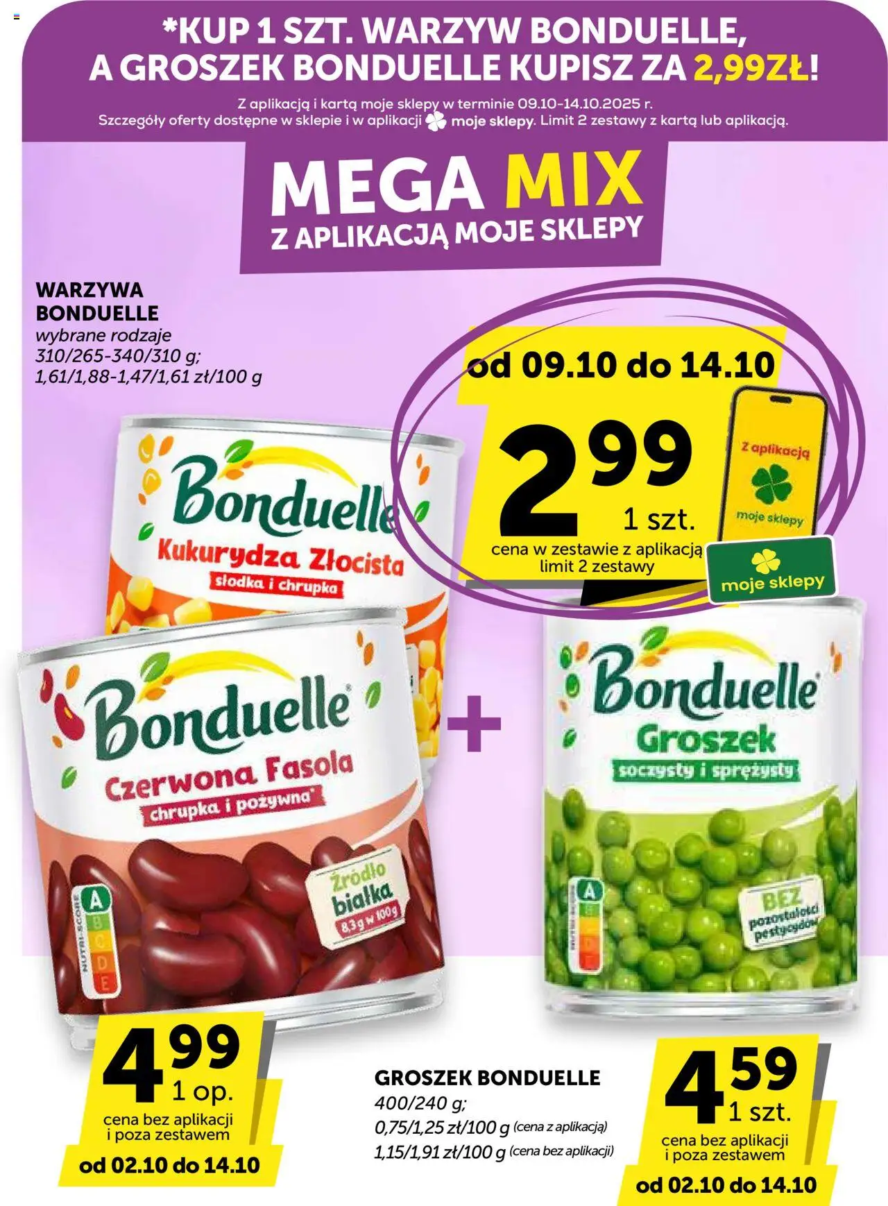 Euro Sklep Gazetka - Market od 02.10.2025 | Strona: 17 | Produkty: Karta, Groszek, Kukurydza, Warzywa