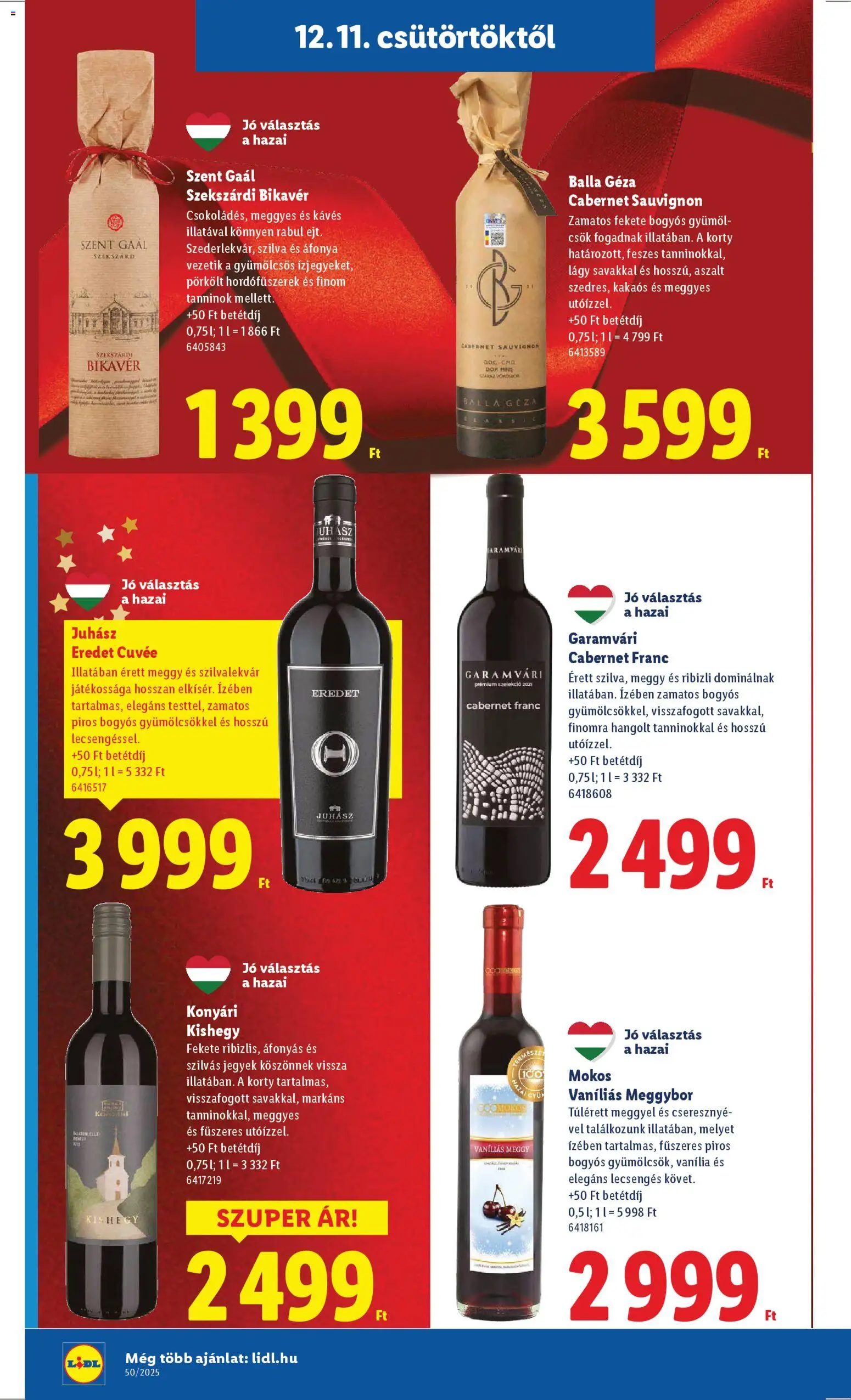 Lidl akciós ujság - amely érvényes a következő dátumtól: 11.12.2025 | Oldal: 24