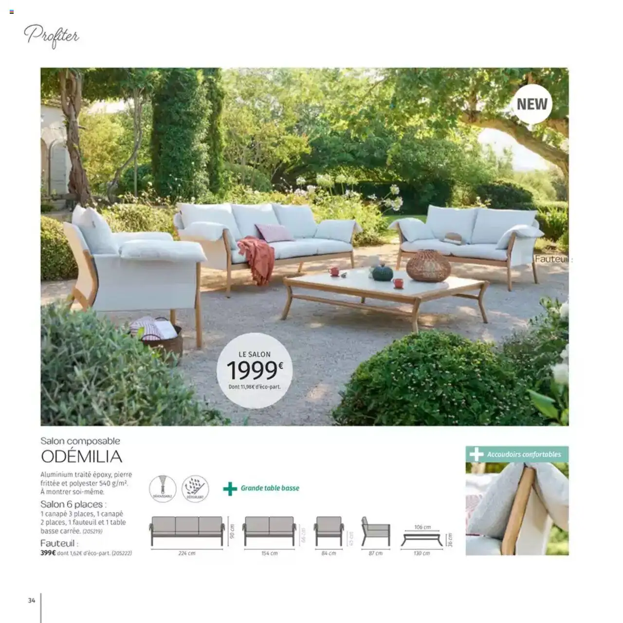  | Page: 34 | Produits: Canapé, Fauteuil, Table basse, Table