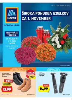 Hofer SI - Katalog - Pregled kataloga iz trgovine Hofer SI, vrijedi od 23.10.2025