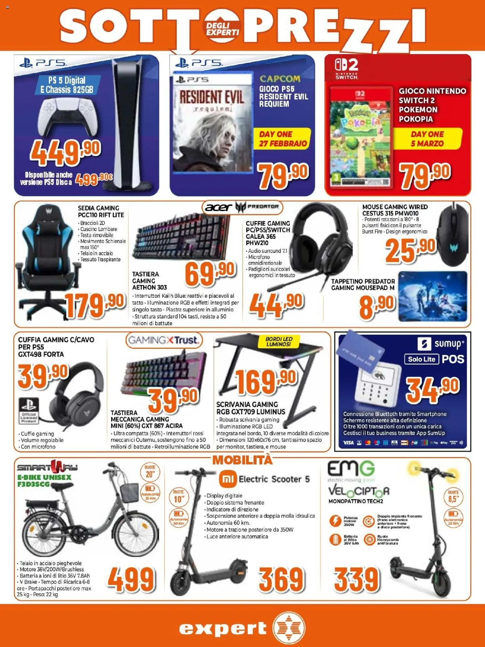 Volantino Expert del 26.02.2026 | Pagina: 11 | Prodotti: Audio, Sedia, Scrivania, Batteria