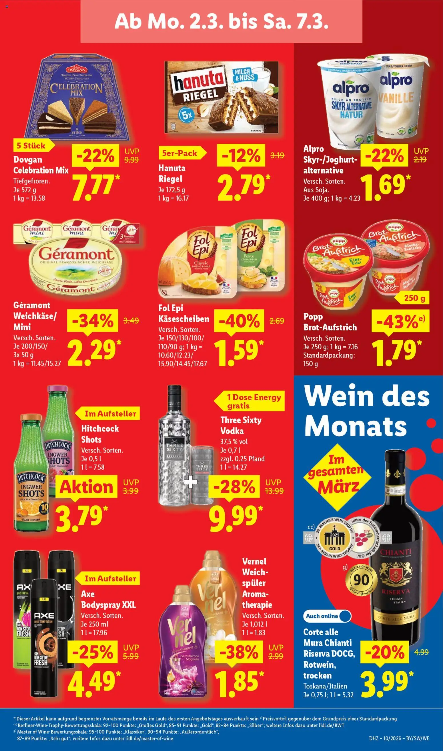 Lidl Prospekt Aarbergen – gültig ab 02.03.2026 | Seite: 17 | Produkte: Energy, Eier, Alpro, Wein