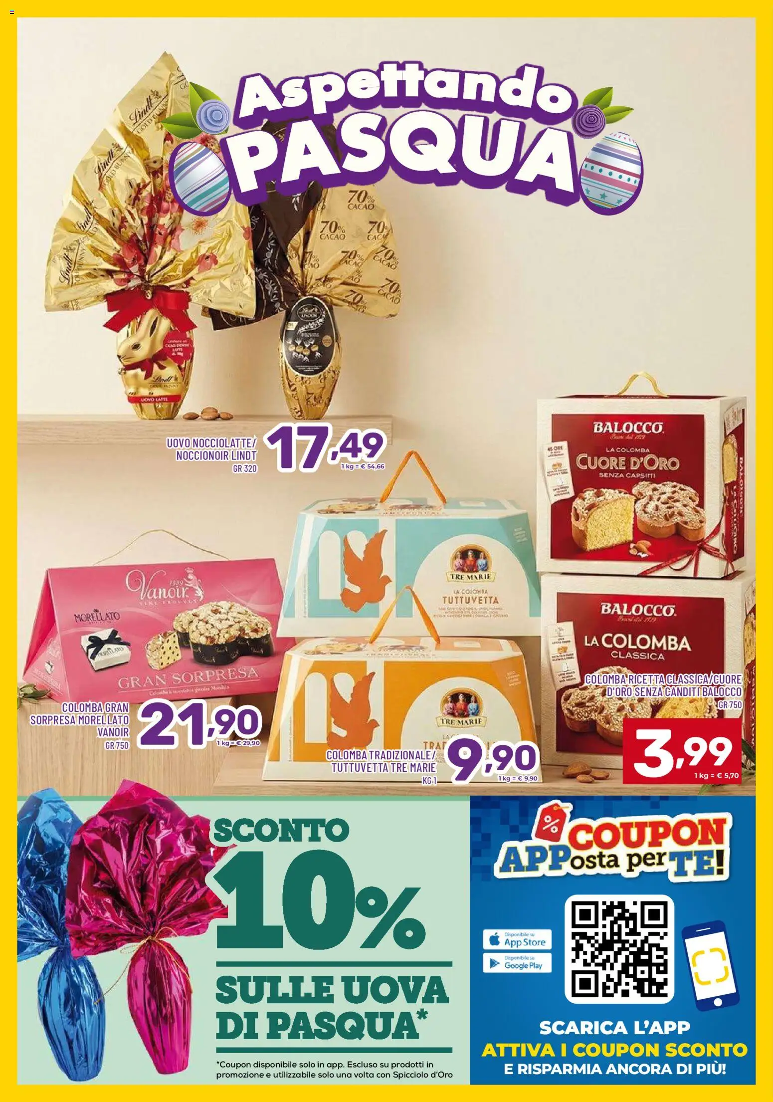 Volantino Il Centesimo del 18.03.2026 | Pagina: 14 | Prodotti: Uova, Cacao