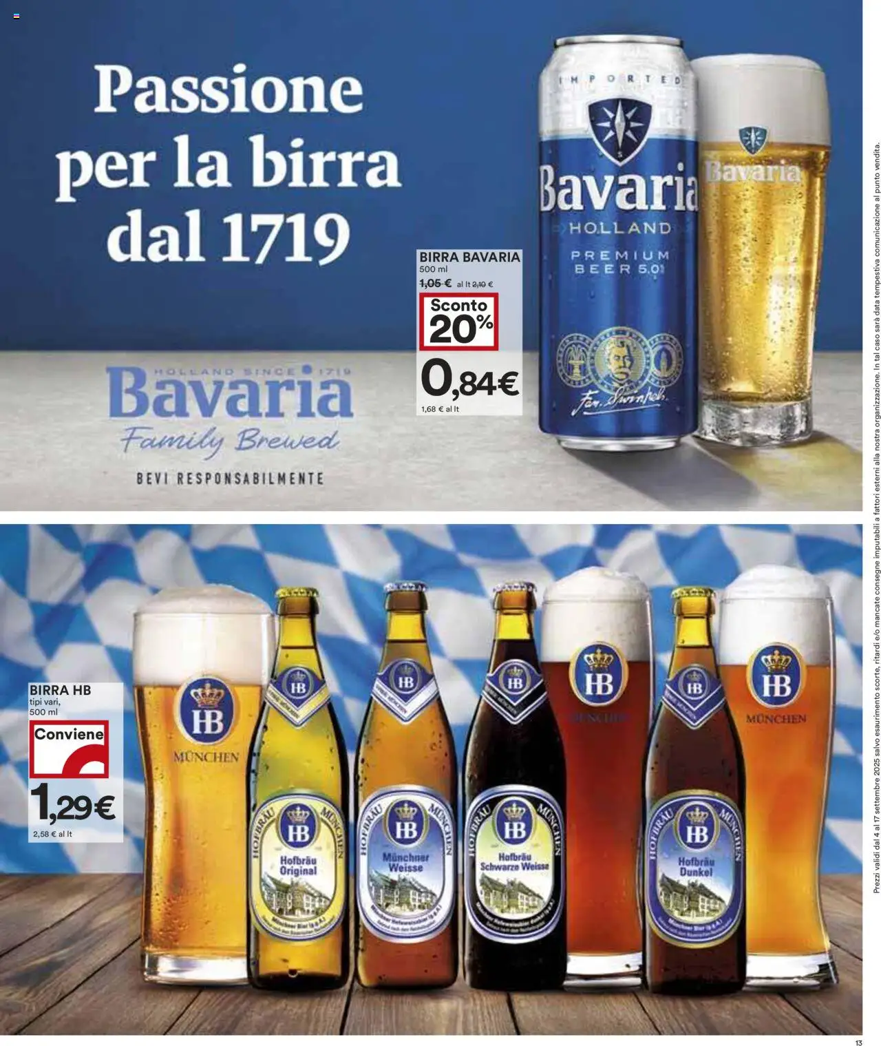Volantino COOP del 04.09.2025 | Pagina: 13 | Prodotti: Birra