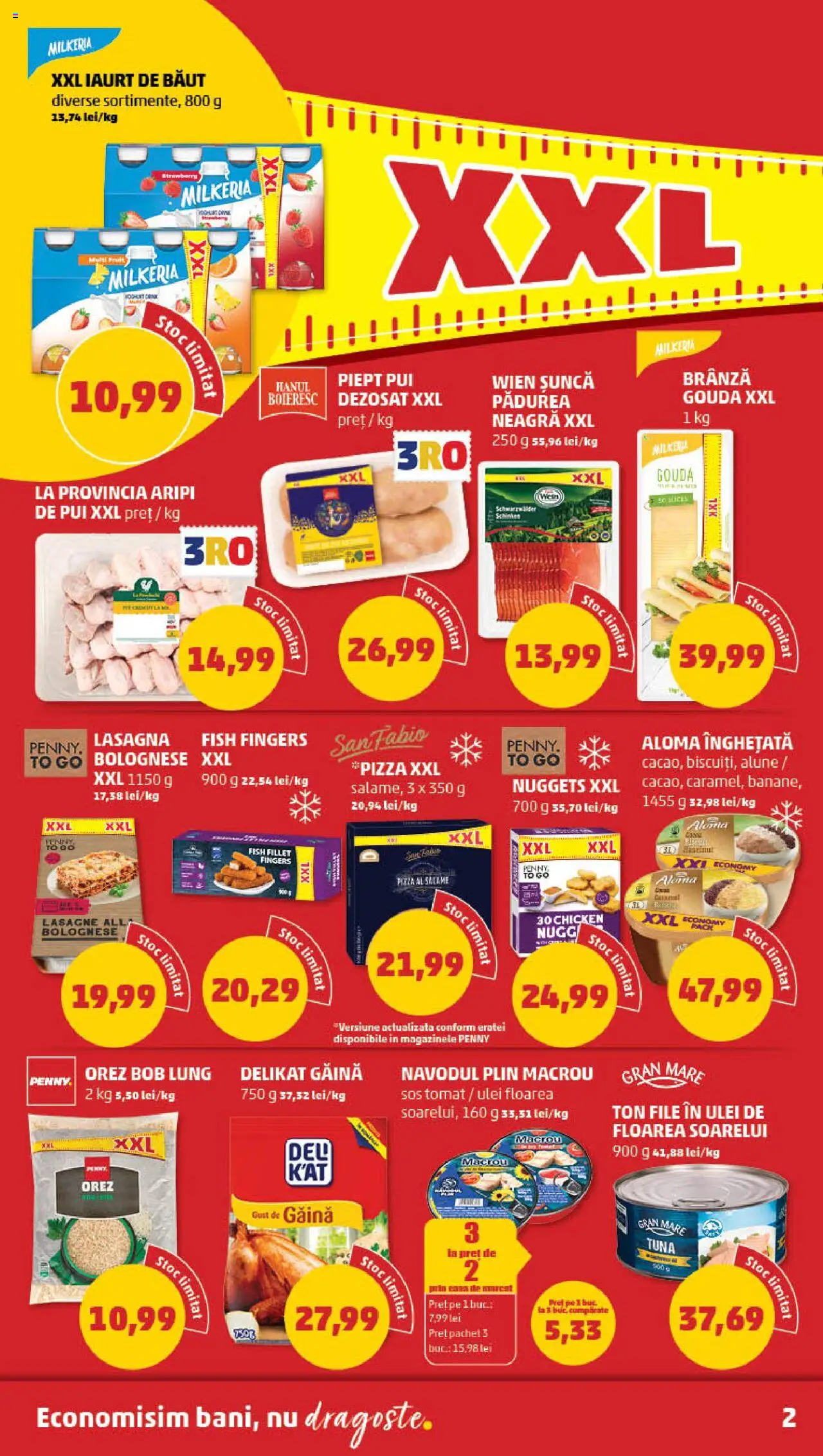 Catalog PENNY – valabil de la 13.08.2025 | Pagină: 2 | Produse: Brânză, Șuncă, Orez, Gouda