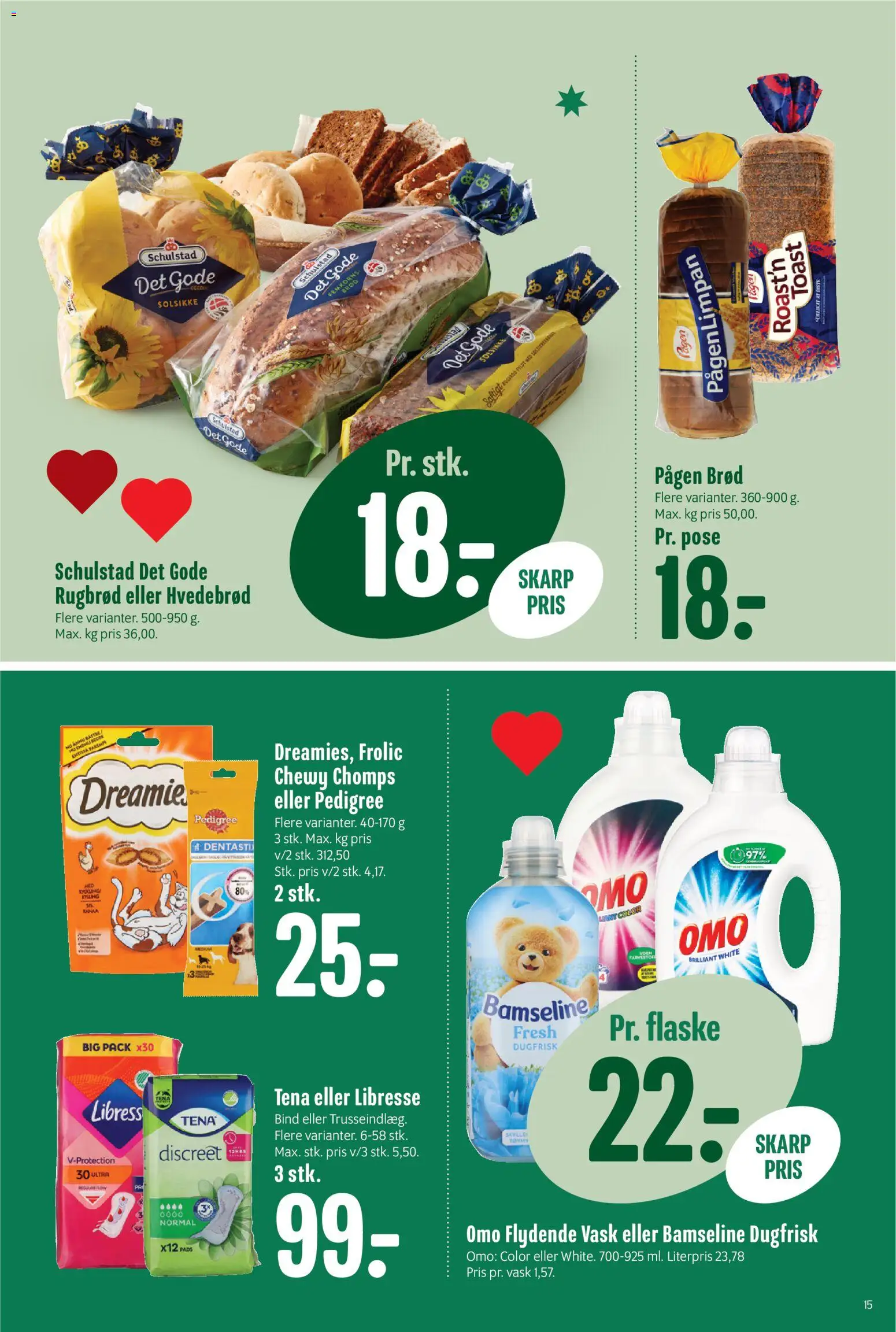 Min Købmand tilbudsavis – gyldig fra 21.11.2025 | Side: 16 | Produkter: Brød, Rugbrød