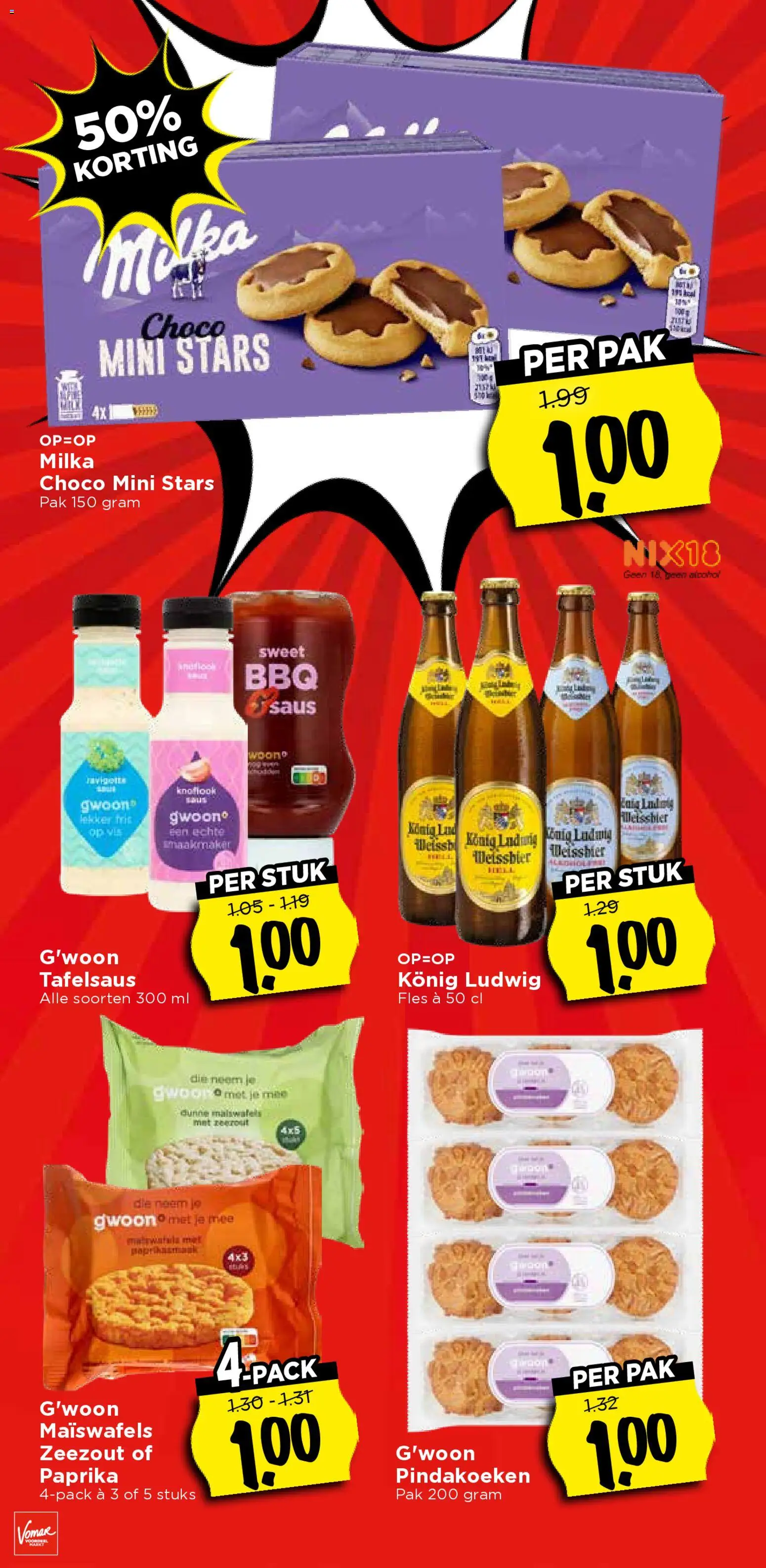 {H1} | Pagina: 26 | Producten: Fles, Kész piskótalap, Zeezout, Saus