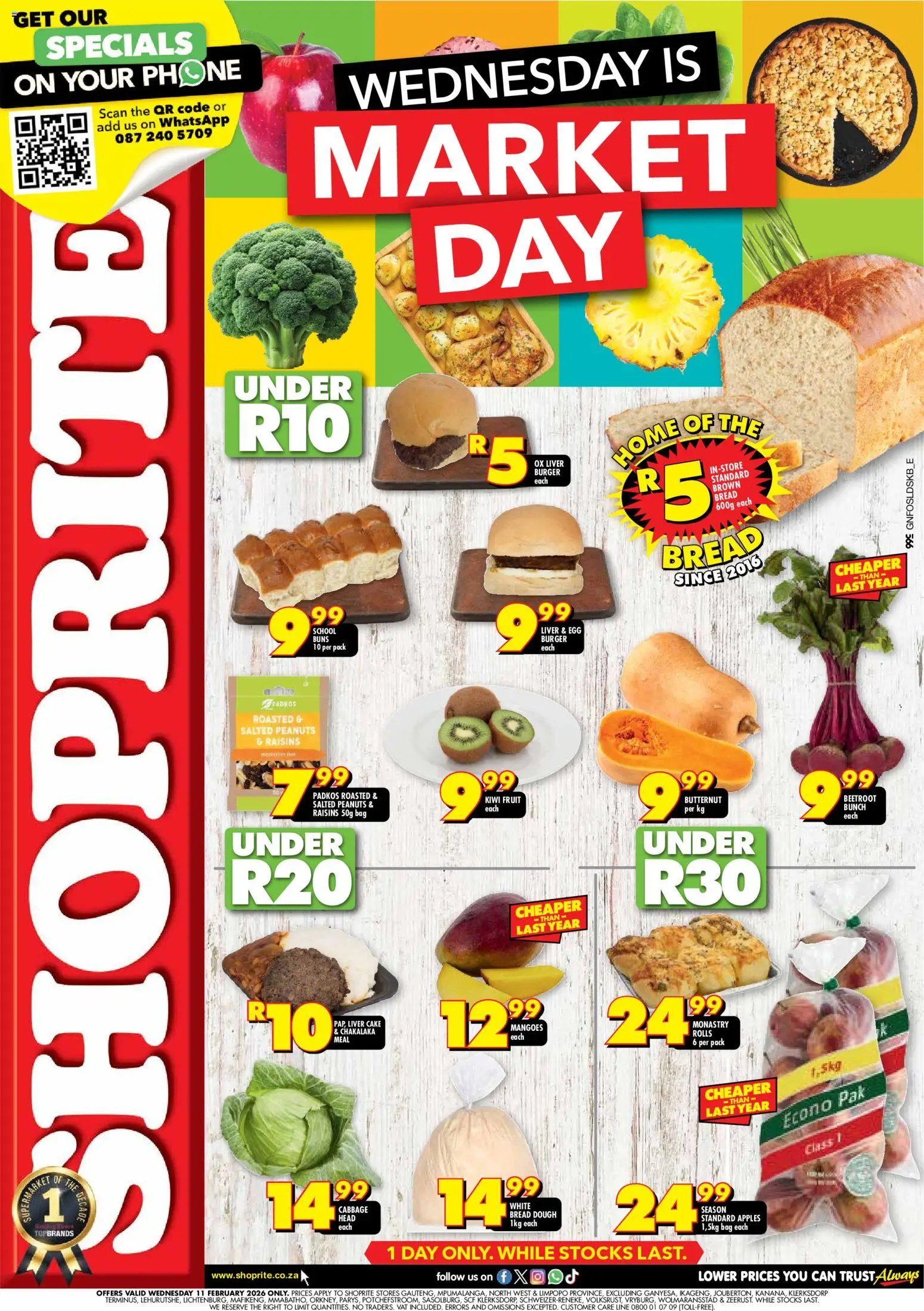 New Shoprite catalogue – valid from 11.02.2026 | Page: 1