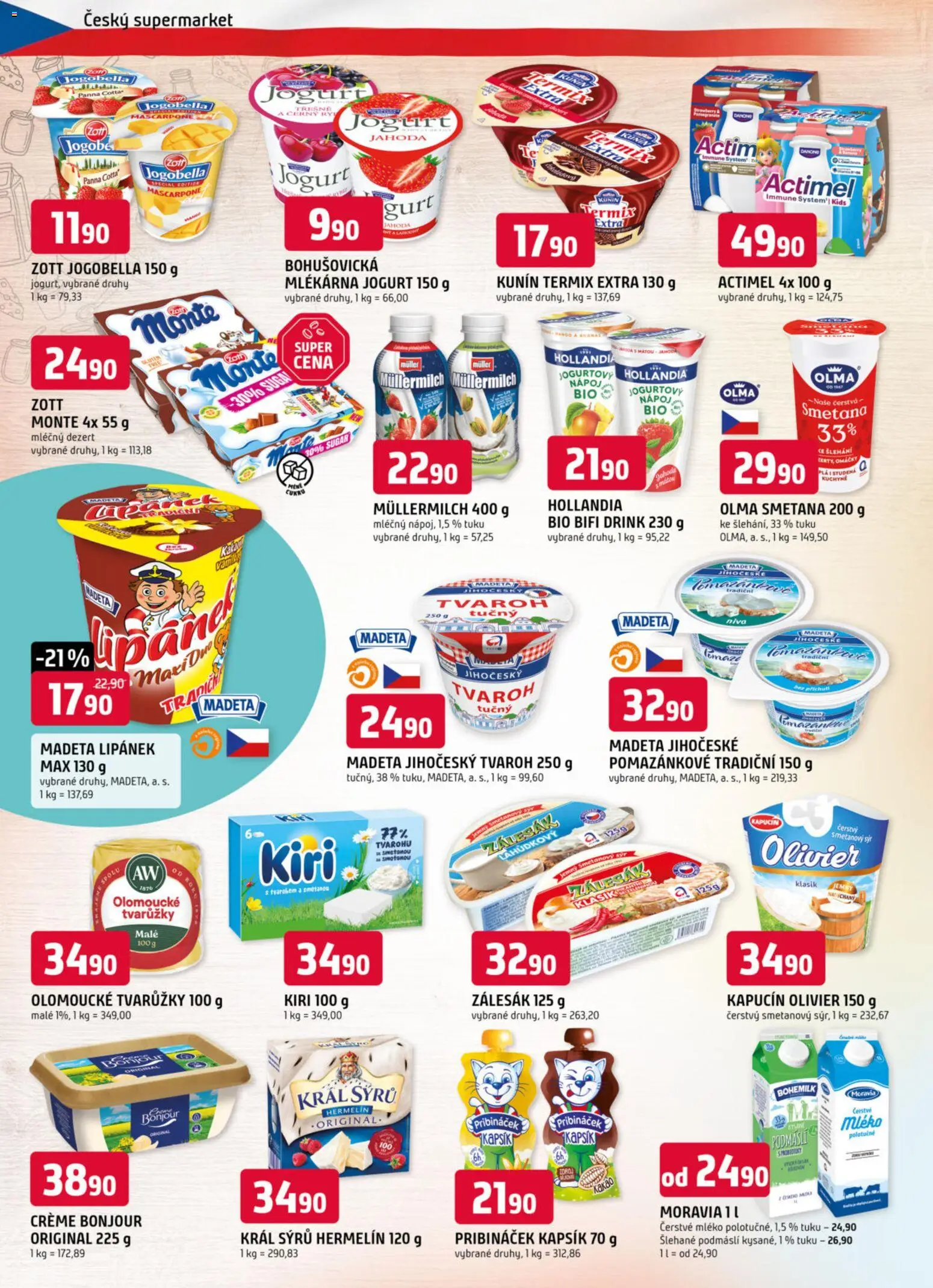 Trefa leták od 05.11.2025 | Strana: 4 | Produkty: Tvarůžky, Ananas, Termix, Smetanový sýr