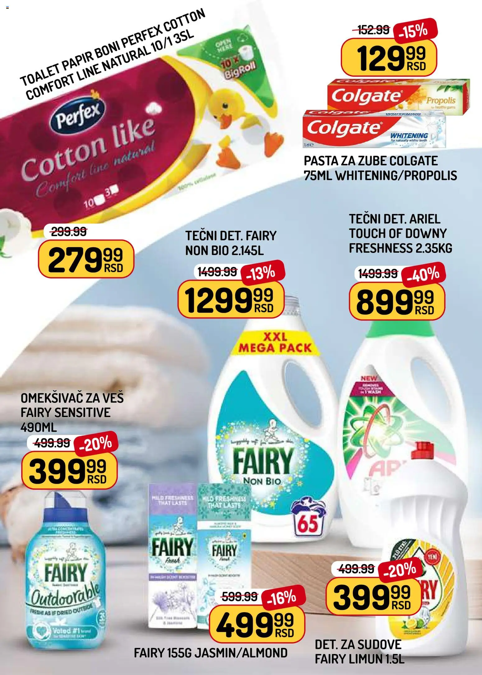 Aman katalog - važi od 05.12.2025 | Strana: 10 | Proizvode: Colgate, Toalet papir, Limun, Pasta za zube