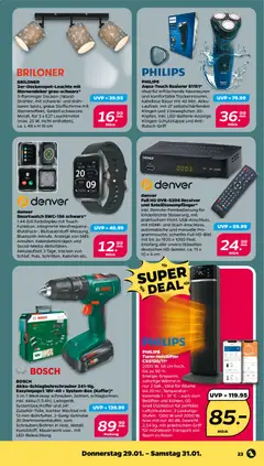 Netto Prospekt 	 ab 25.01.2026 gültig | Seite: 25 | Produkte: Philips, Gewicht, Smartwatch, Receiver
