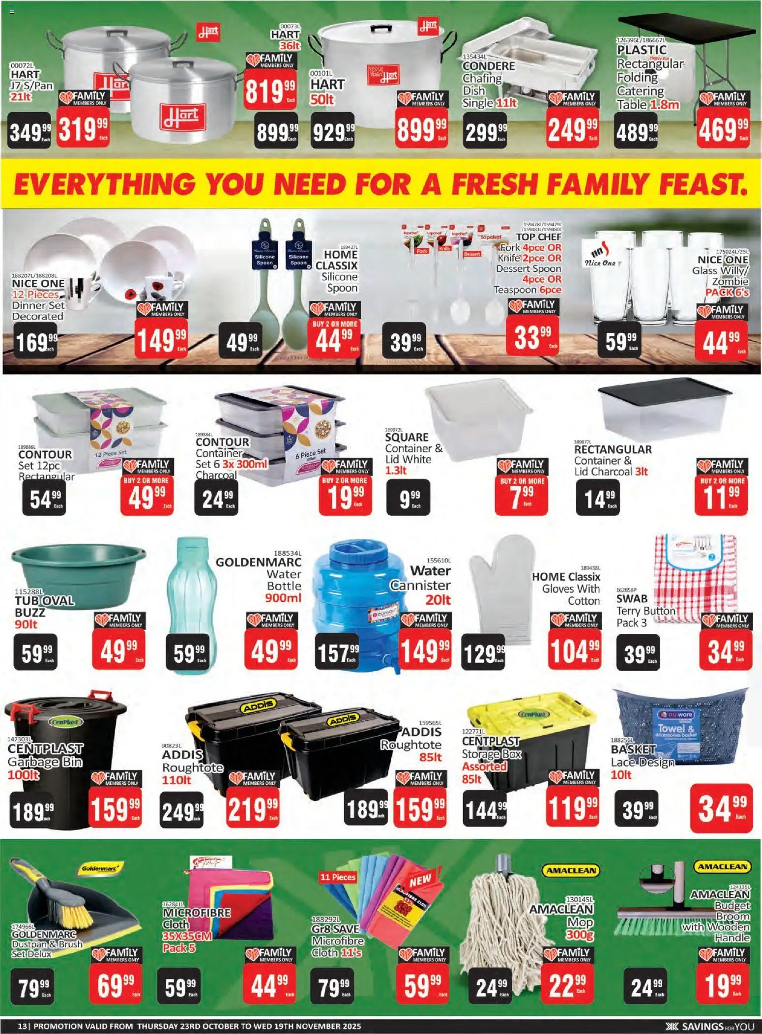 New KIT KAT Cash & Carry catalogue – valid from 23.10.2025 | Page: 13 | Products: Cannister, Basket, Towel, Water