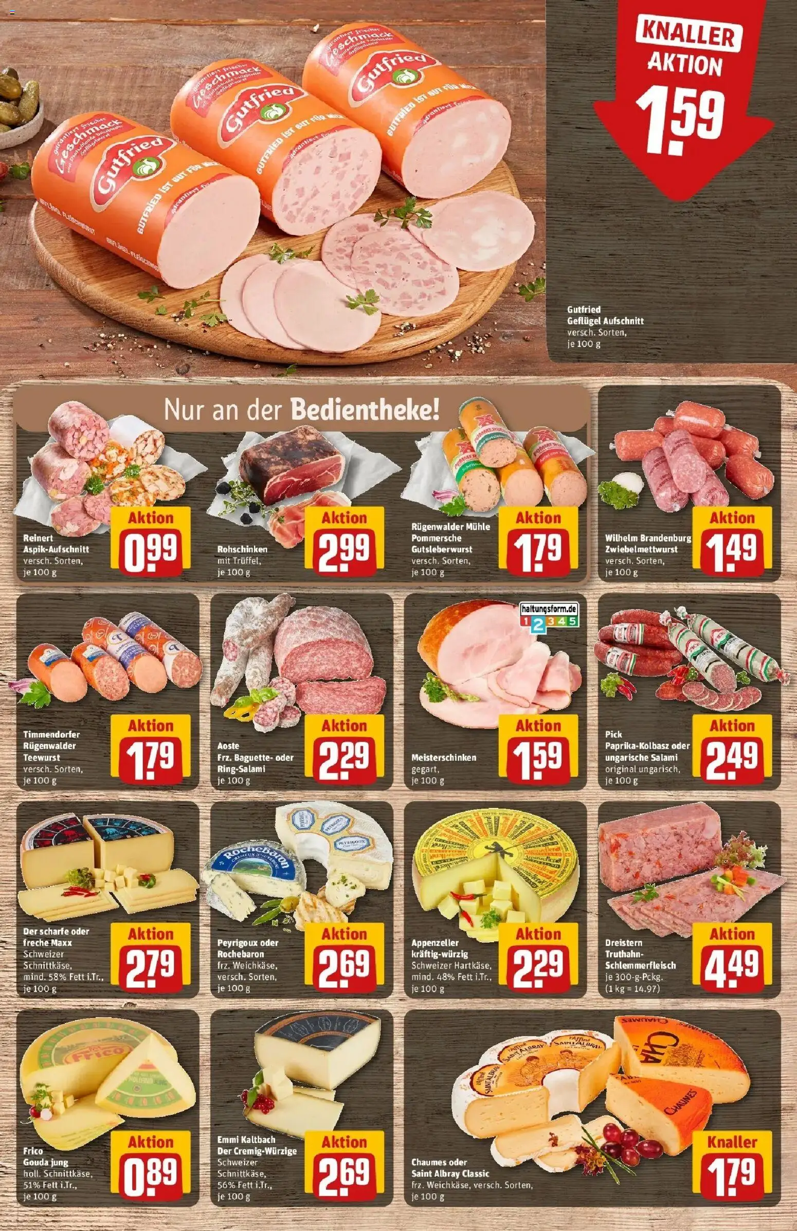 Rewe Prospekt Berlin / Hohenschönhausen	 – gültig ab 30.03.2026 | Seite: 11 | Produkte: Mühle, Gouda, Baguette, Salami