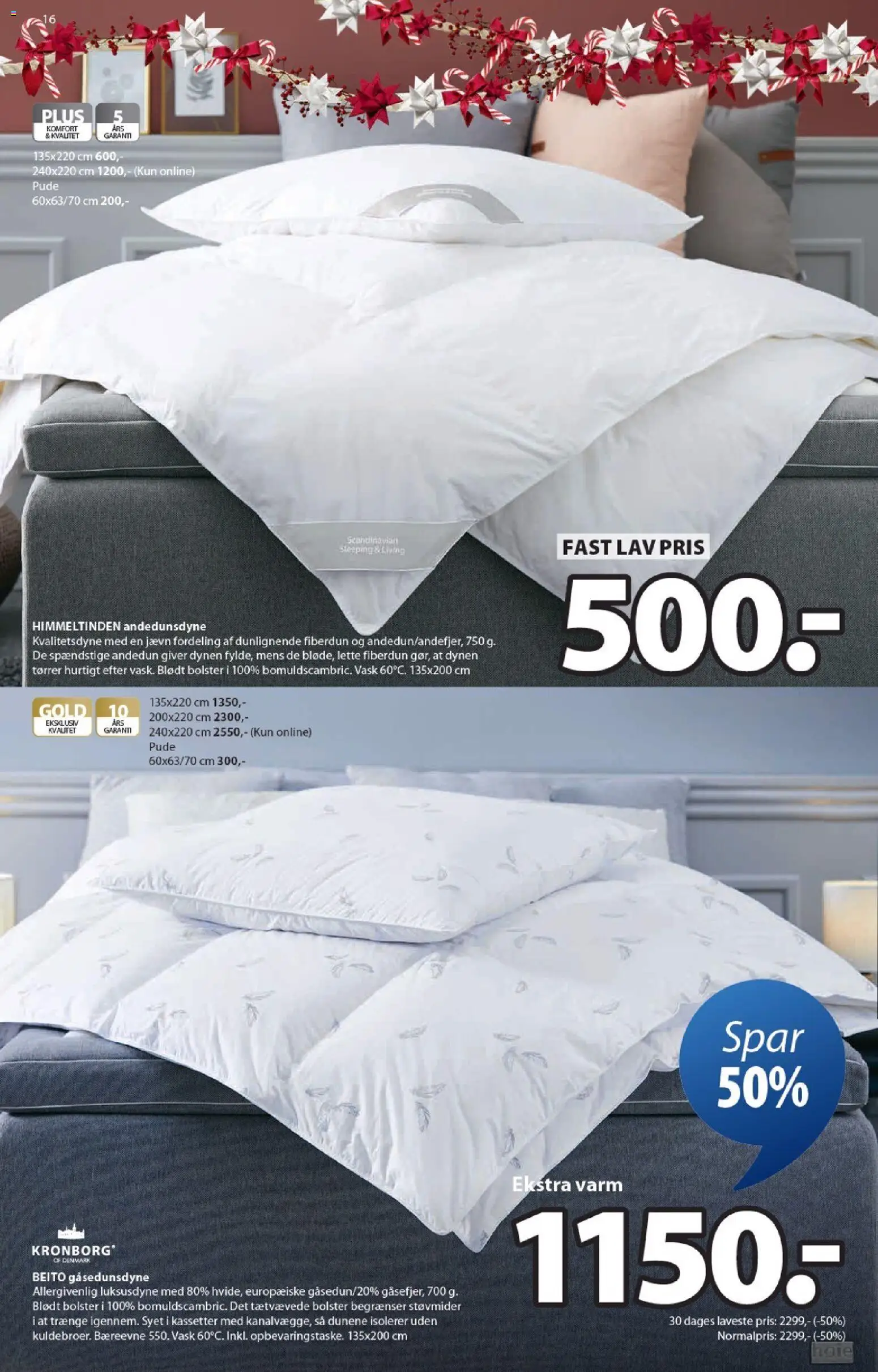 JYSK tilbudsavis – gyldig fra 07.11.2025 | Side: 16 | Produkter: Pude