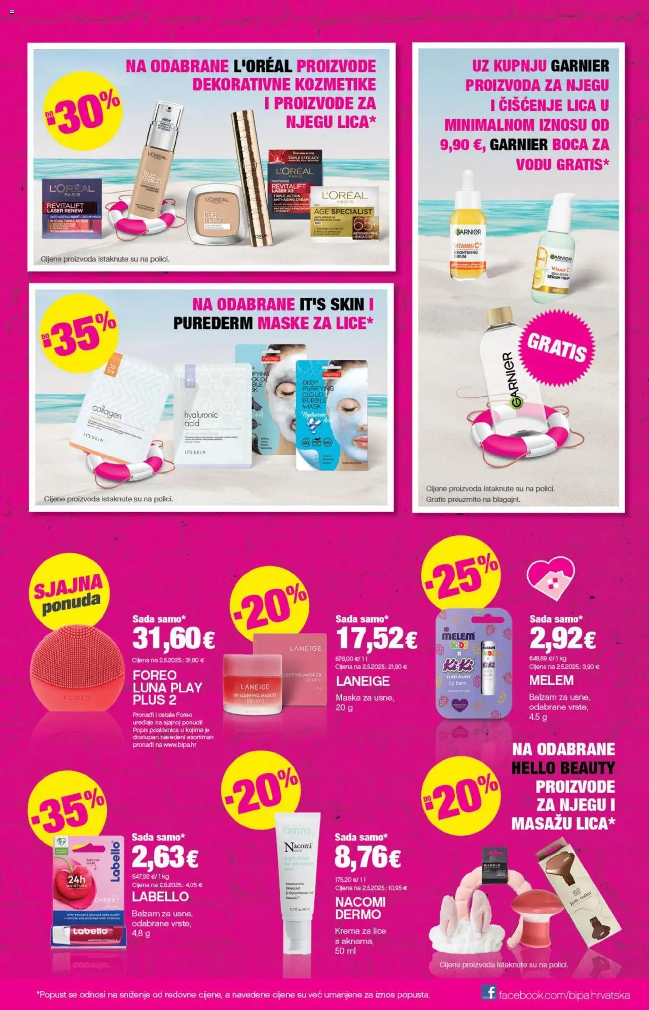 Bipa katalog | vrijedi od 21.08.2025 | Stranica: 14 | Proizvodi: Krema za lice, Maska, Melem, Garnier