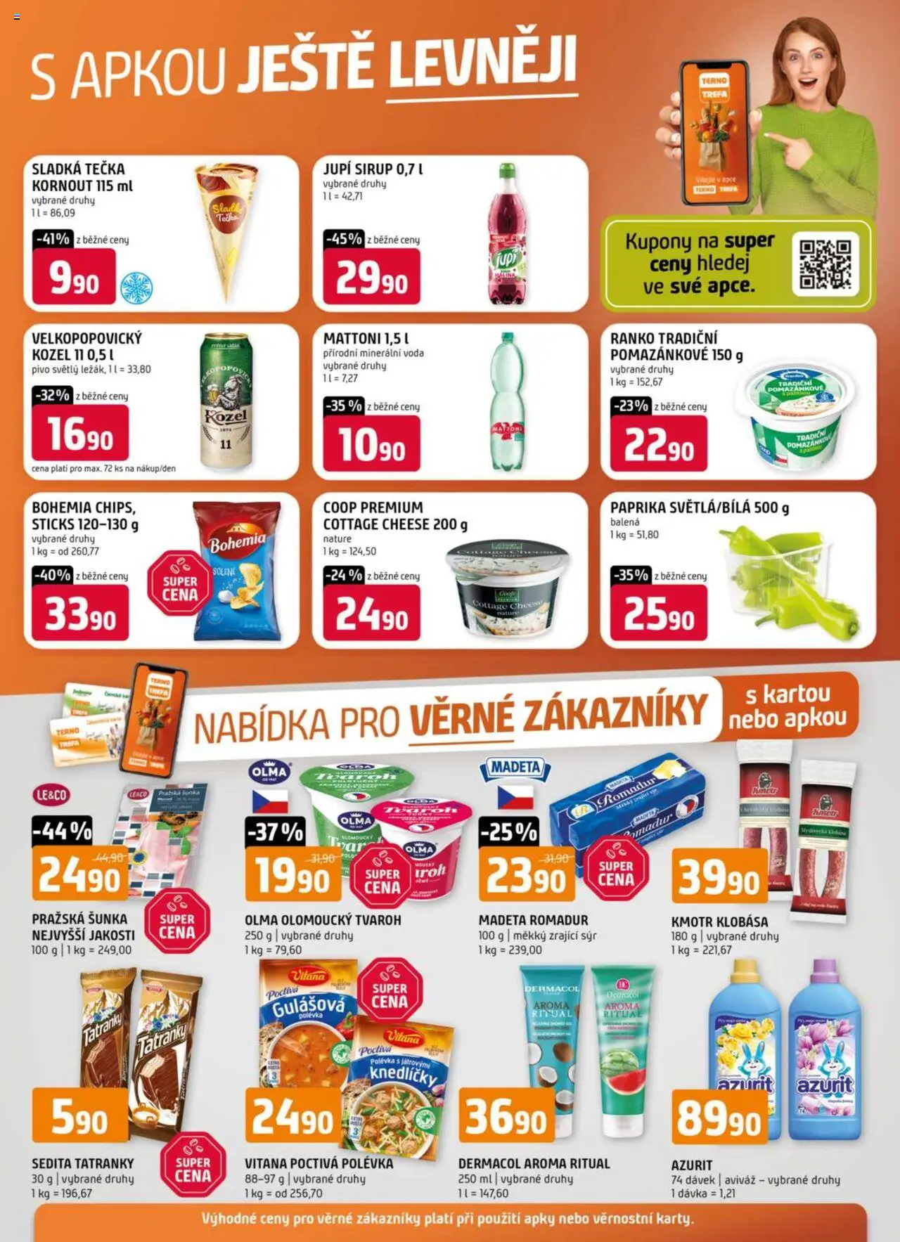 Terno leták - Olomouc od 23.07.2025 | Strana: 24 | Produkty: Aviváž, Šunka, Klobása, Sirup