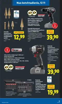 LIDL leidinys galioja nuo 08.12.2025 | Puslapis: 21 | Prekių: Akumuliatorius