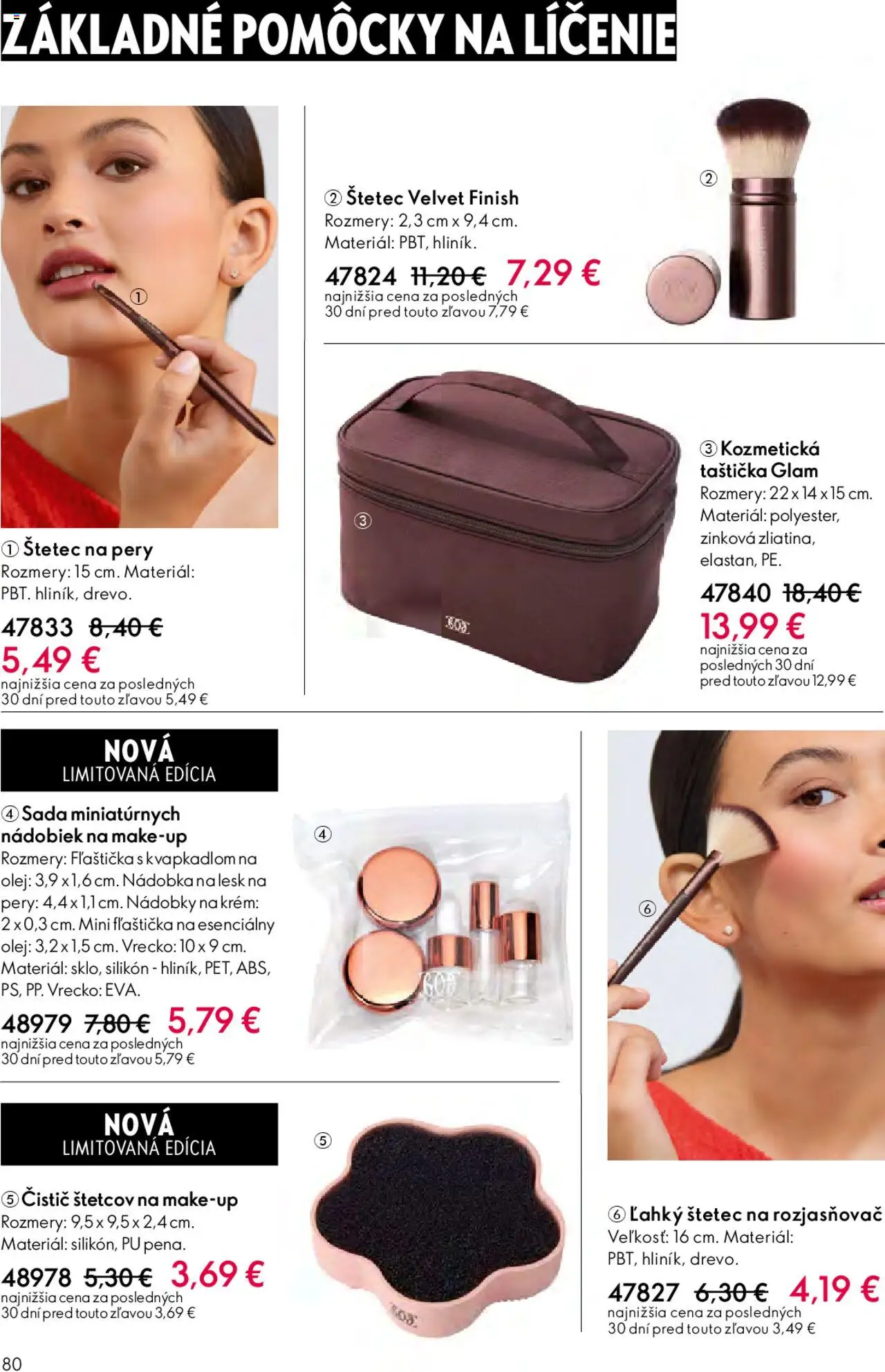 Nové Oriflame akcie – leták je platný od 12.11.2025 | Strana: 80 | Produkty: Olej, Štetec, Lesk na pery, Krém