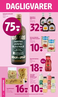 Coop 365 tilbudsavis – gyldig fra 18.09.2025 | Side: 12 | Produkter: Pasta, Ketchup, Olivenolie