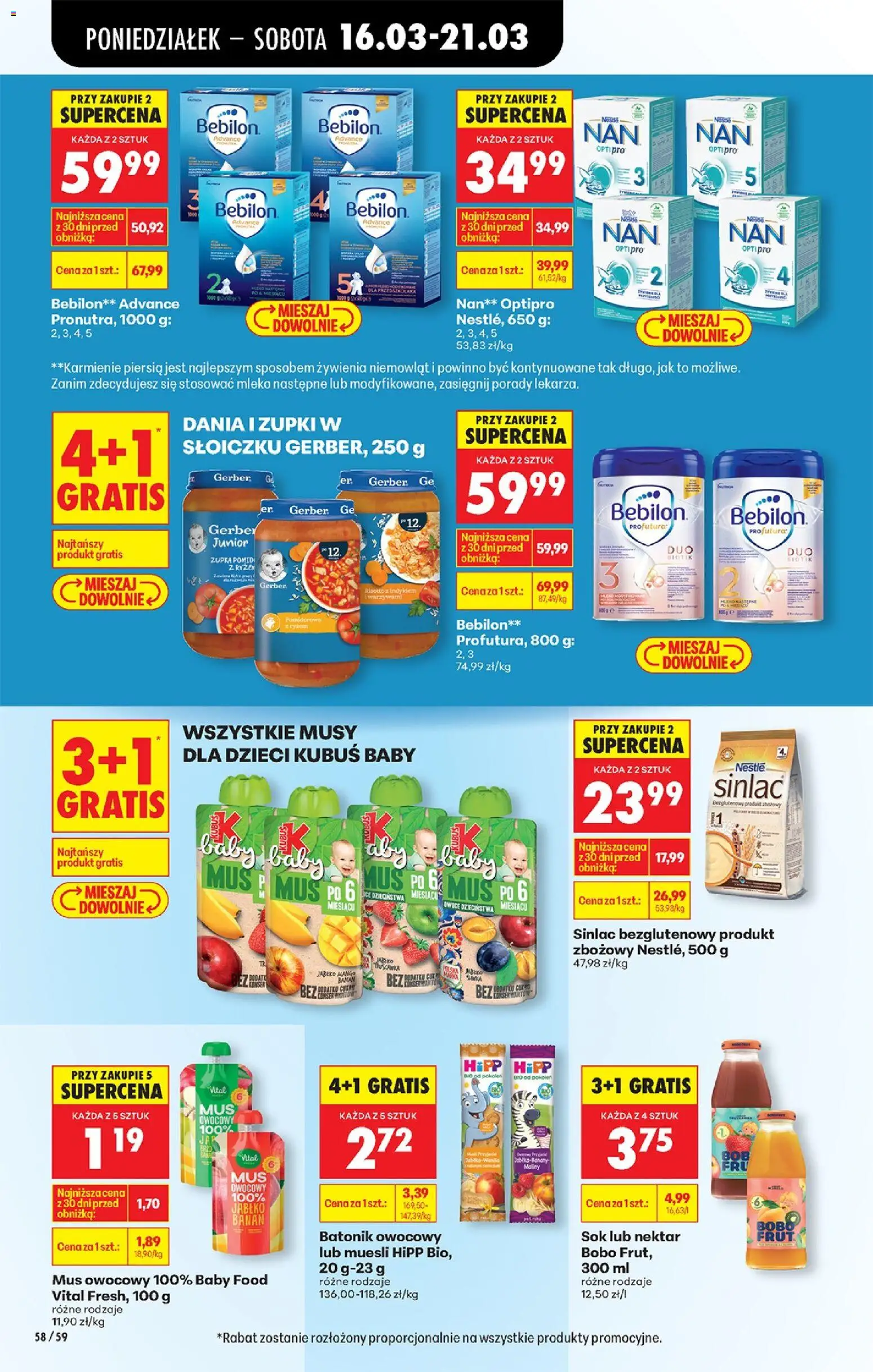 Biedronka Polsko leták od 16.03.2026 | Strana: 70 | Produkty: Mango, Mléko, Banán, Hipp