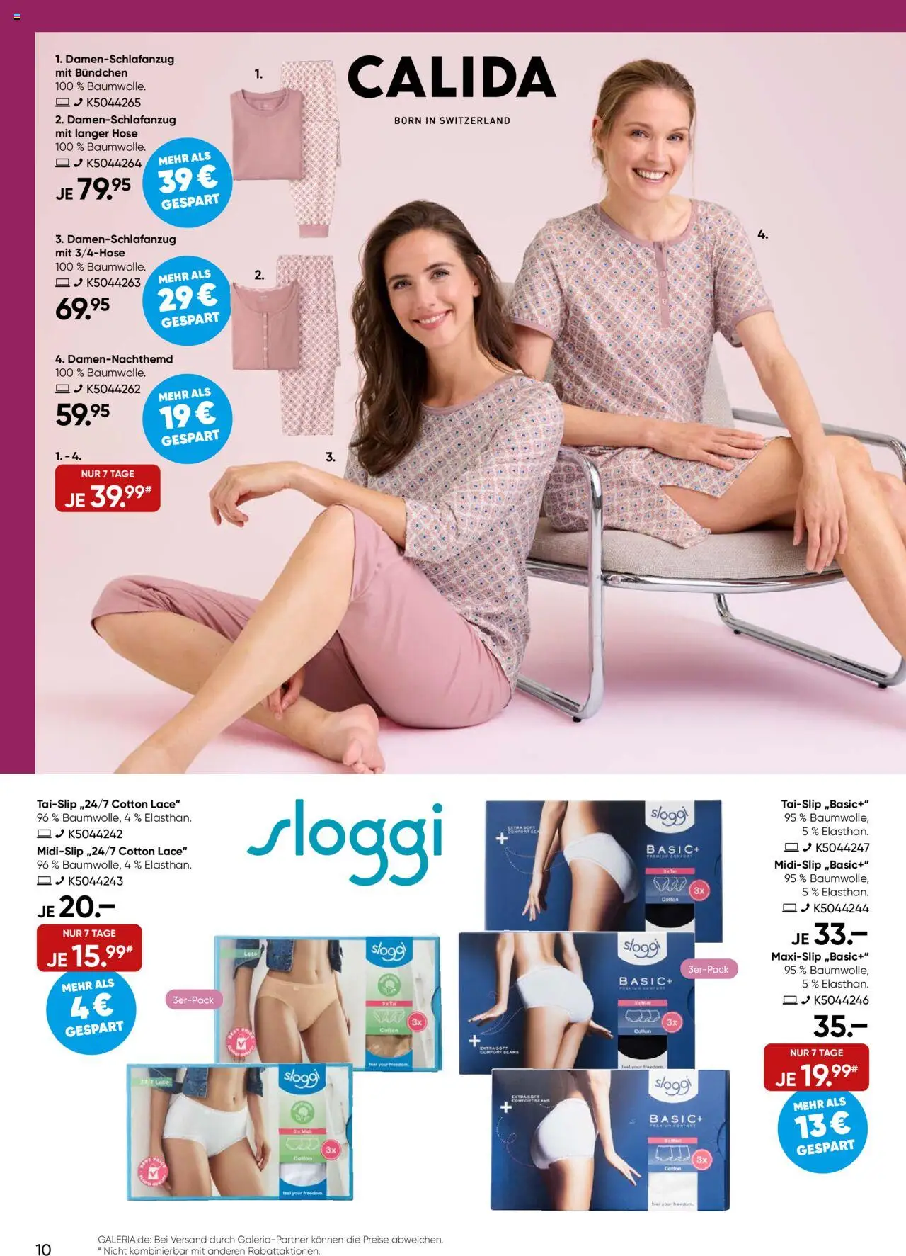 Galeria Karstadt Kaufhof Prospekt 	 - gültig ab dem 30.07.2025 | Seite: 10 | Produkte: Hose