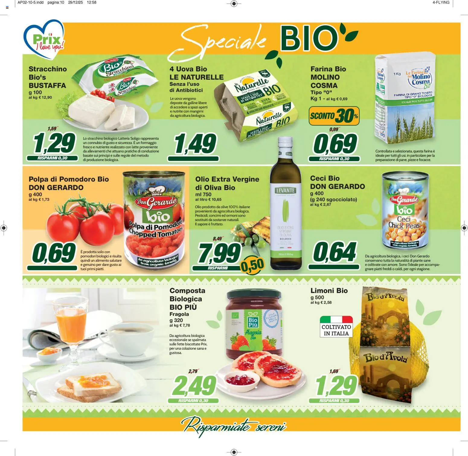 Volantino Prix del 13.01.2026 | Pagina: 11 | Prodotti: Pomodoro, Formaggio, Olio, Olive