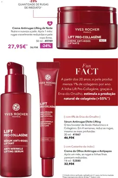Pré-visualização Creme Antirrugas Lifting de Noite, Nutre e suaviza a pele. Após 1 mês: rugas visivelmente reduzidas e pele mais firme. 50 ml - 49789 válido de 31.03.2026 | Página: 30