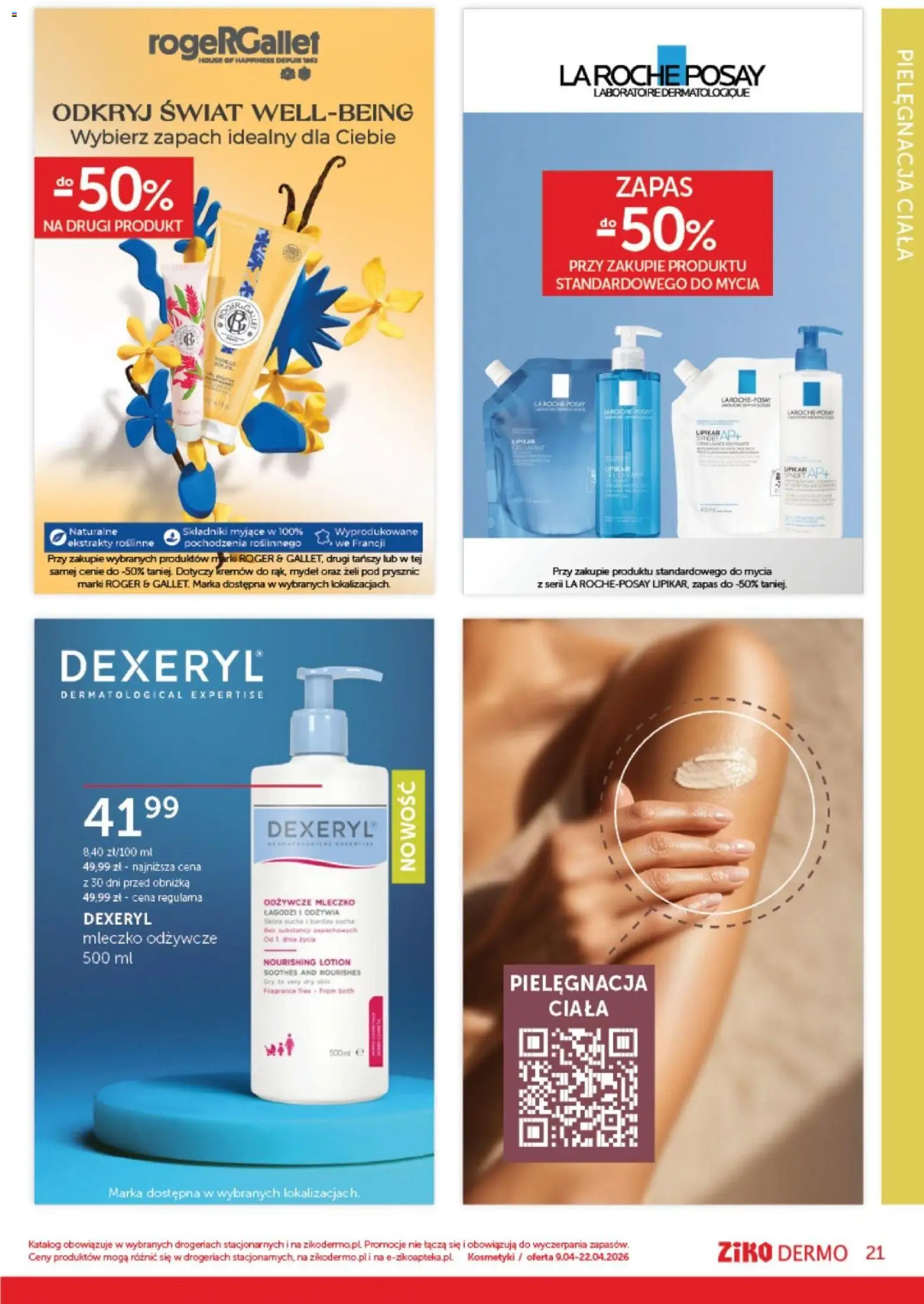 Ziko gazetka od 09.04.2026 | Strona: 21 | Produkty: Kosmetyki, Prysznic, Zapach, Lotion