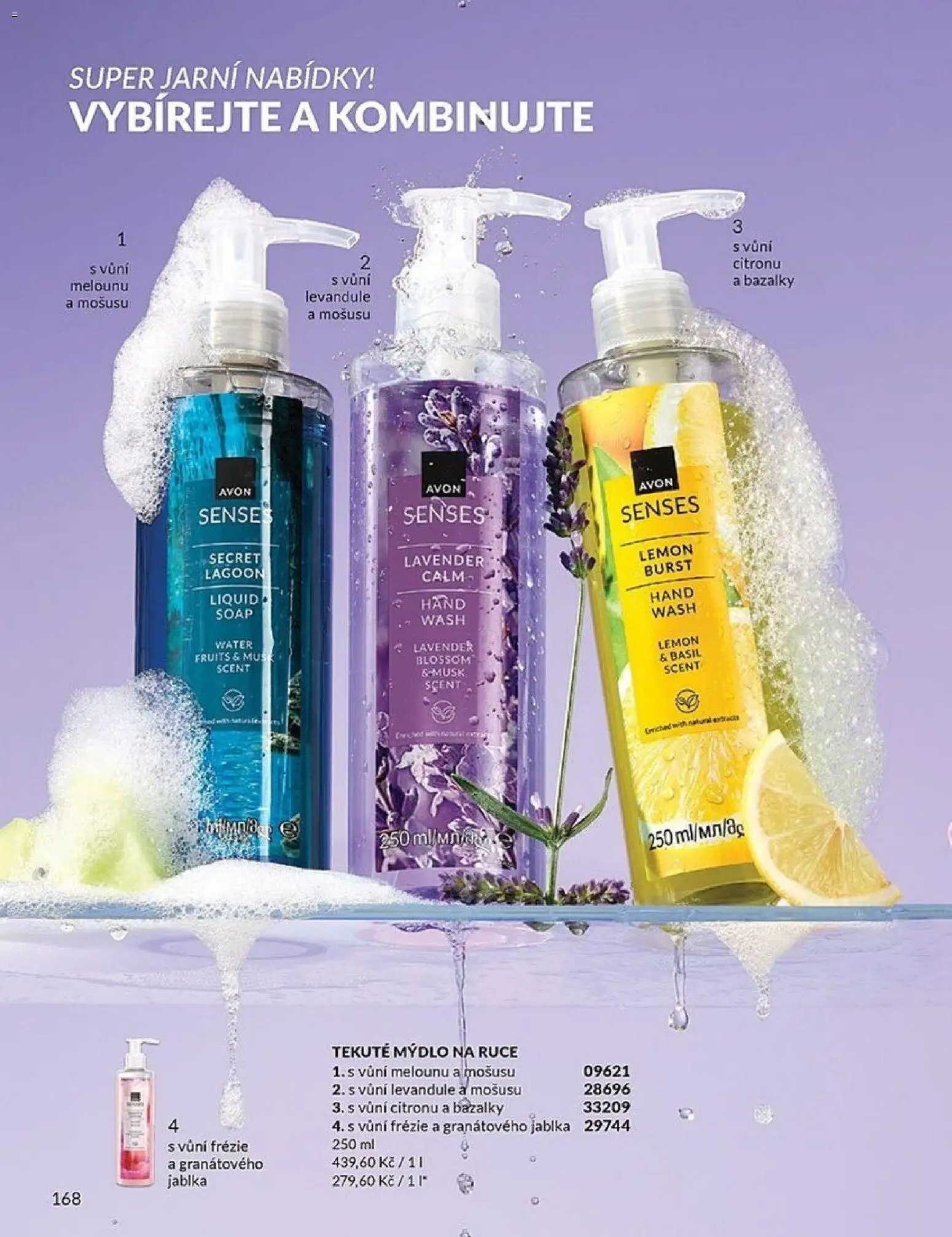 Avon Katalog 04/2026 od 01.04.2026 | Strana: 168 | Produkty: Mýdlo, Jablka, Mýdlo na ruce