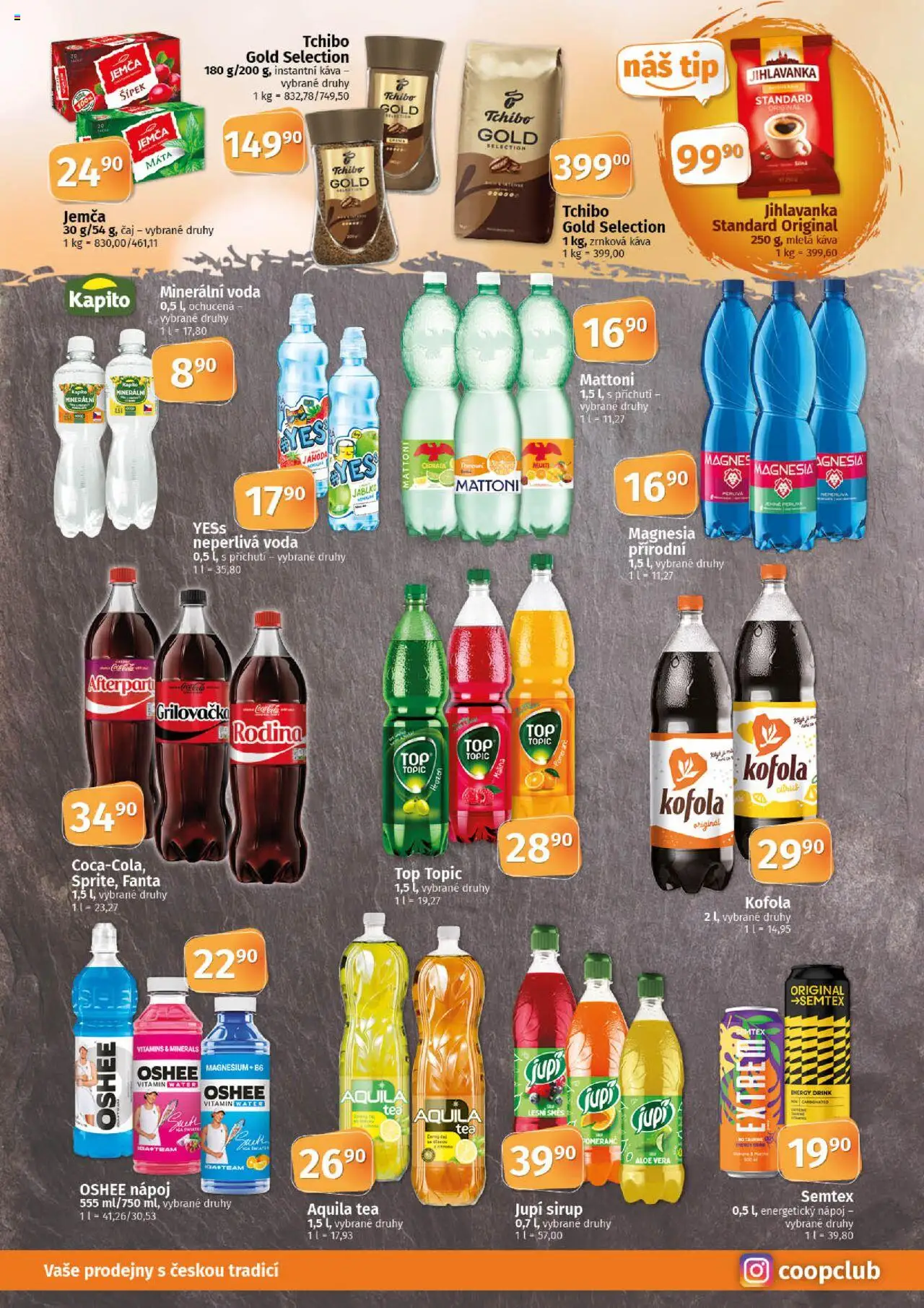 Coop leták - Tuty od 21.05.2025 | Strana: 6 | Produkty: Mattoni, Káva, Fanta, Sirup