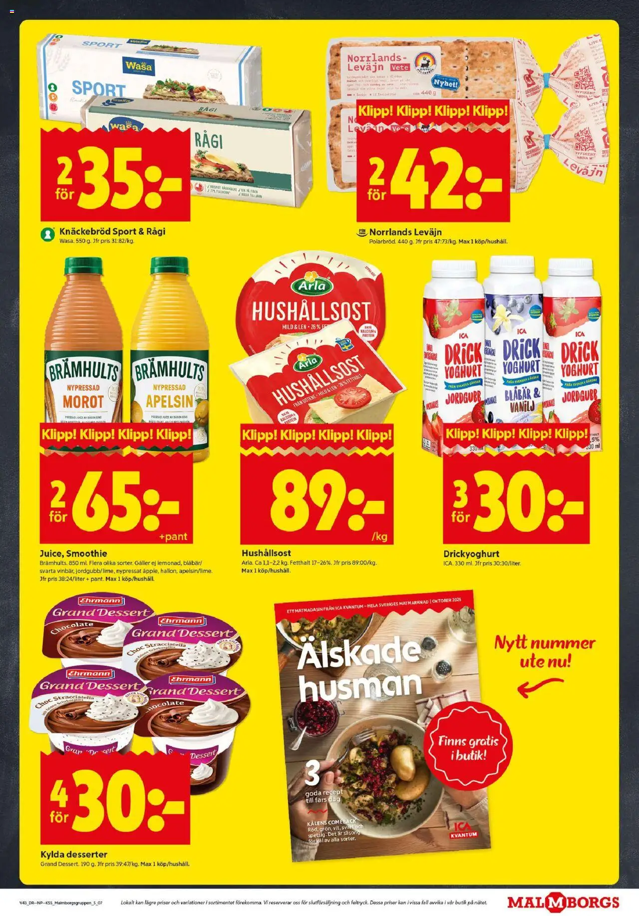ICA Kvantum reklamblad aktuell från 20.10.2025 | Sida: 7