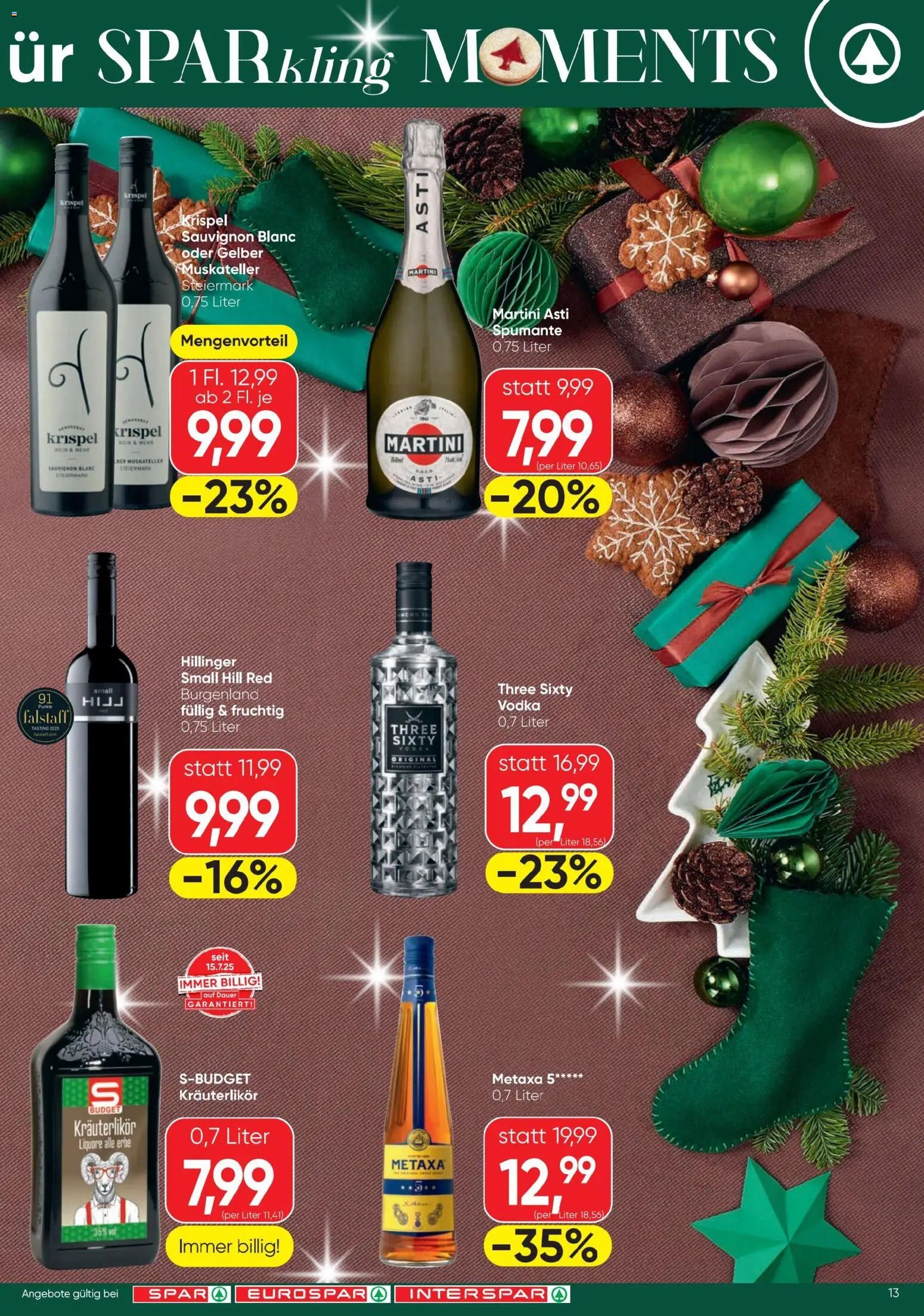 Spar Sparkling Moments gültig ab 23.12.2025 | Seite: 13