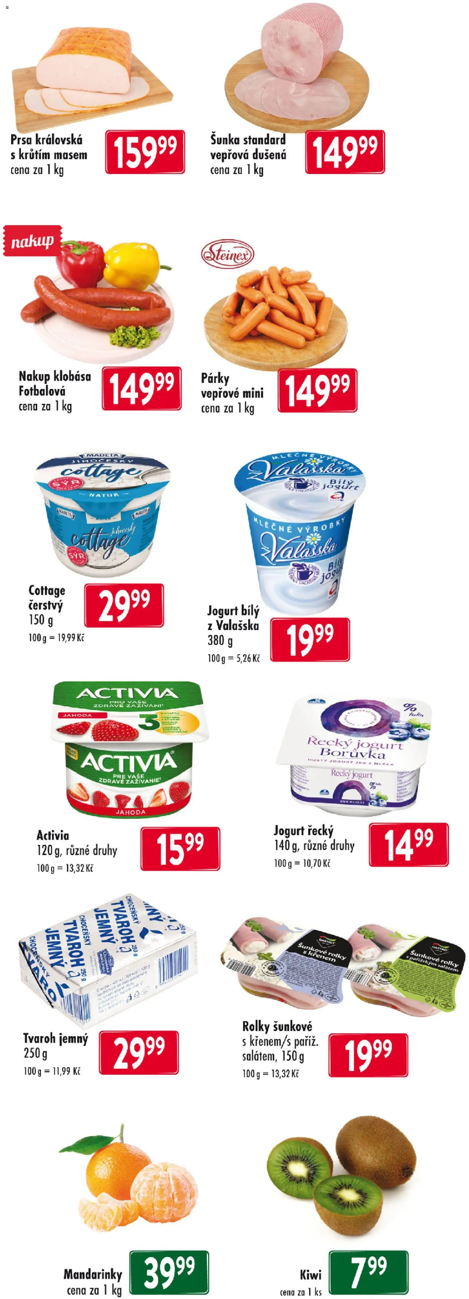 Astur & Qanto leták od 08.01.2026 | Strana: 2 | Produkty: Šunka, Mandarinky, Klobása, Cottage