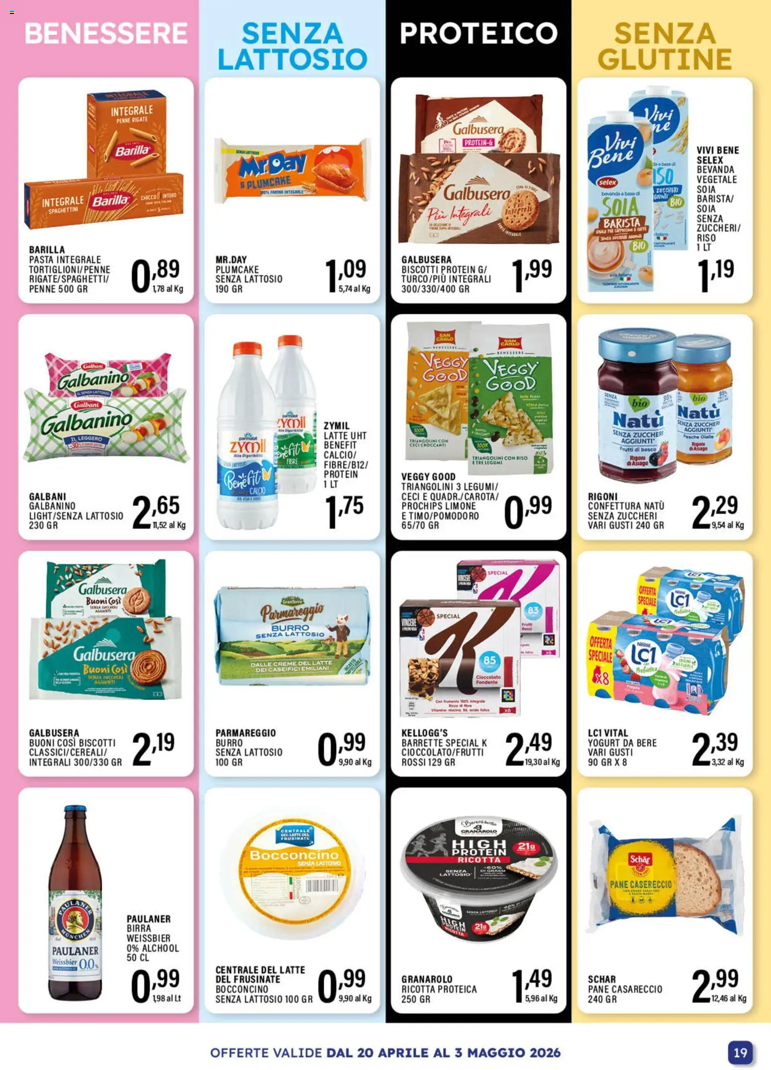 Volantino GECOP del 20.04.2026 | Pagina: 19 | Prodotti: Legumi, Cioccolato, Riso, Ricotta