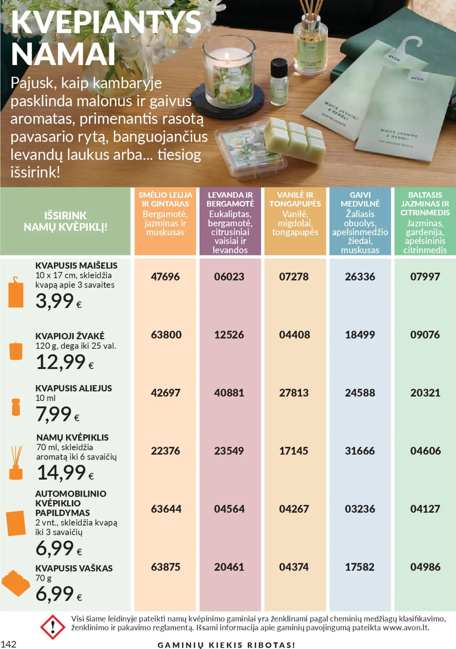 AVON akcijos nuo 01.01.2026 | Puslapis: 142 | Prekių: Aliejus