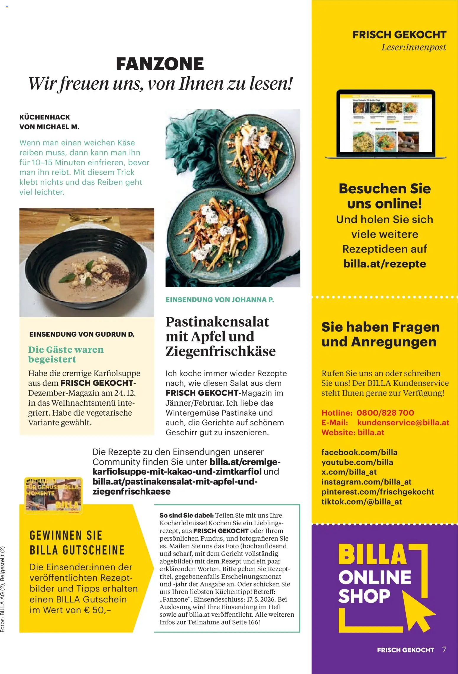 Billa AT akciós ujság - amely érvényes a következő dátumtól: 01.05.2026 | Oldal: 7 | Termékek: Só