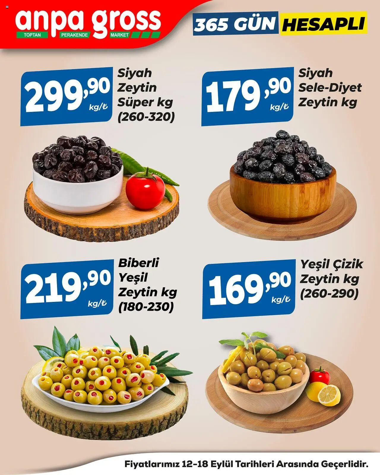 Anpa Gross Katalog - 12.09.2025 tarihinden itibaren geçerlidir | Sayfa: 2 | Ürünler: Zeytin