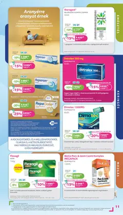 Kulcs Patika Akciós újság - amely érvényes a következő dátumtól: 01.01.2026 | Oldal: 11