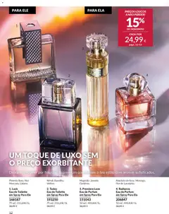 Pré-visualização Luck Eau de Toilette em Spray Para Ele, Eau de Toilette em Spray Para Ele, Pimenta Rosa. Noz Moscada. Ládano. válido de 01.01.2026 | Página: 12