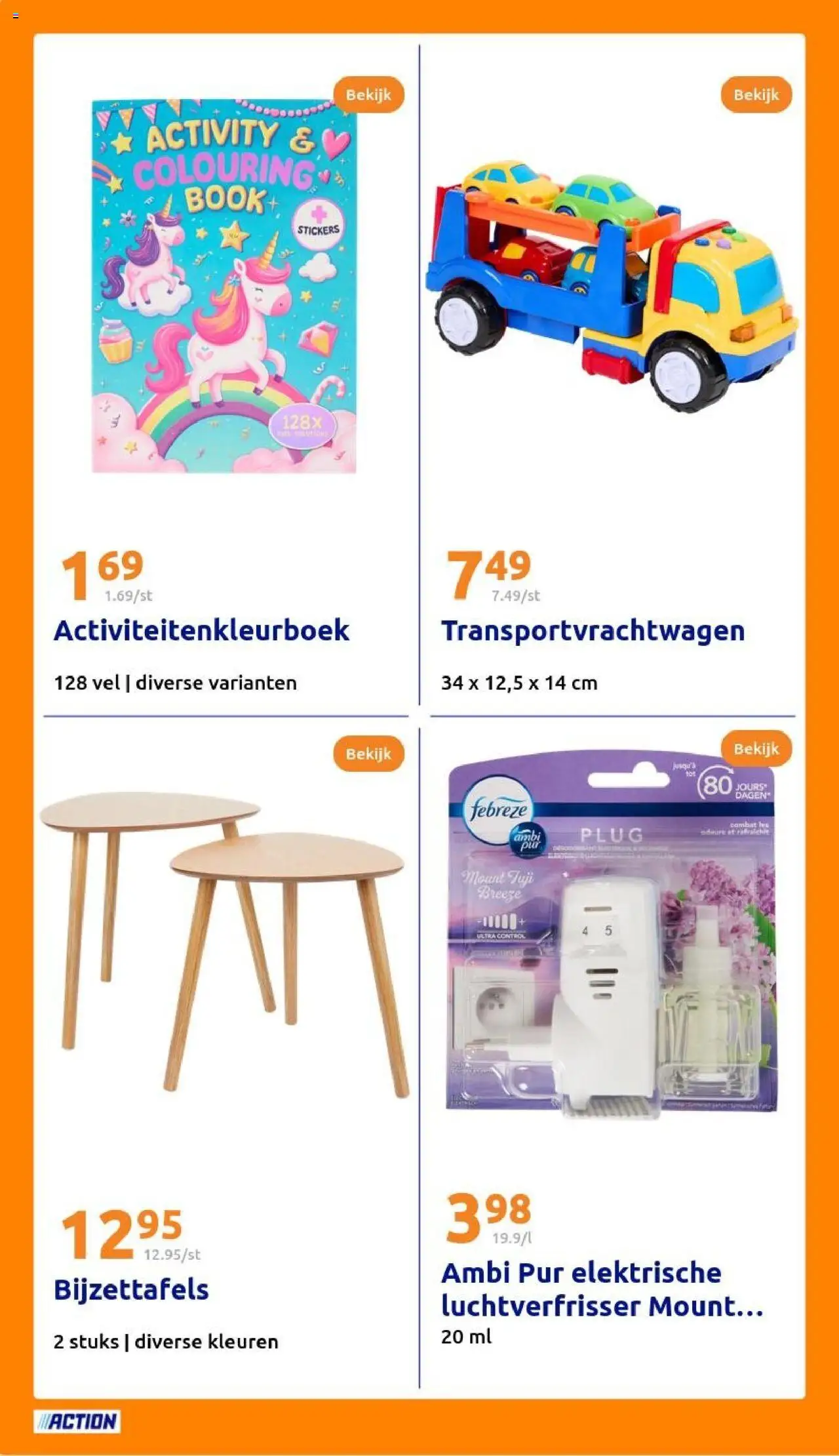  | Pagina: 32 | Producten: Luchtverfrisser, Stickers, Bijzettafels
