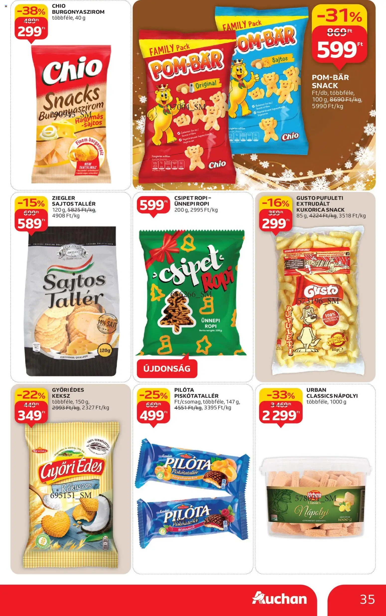 Auchan akciós ujság - amely érvényes a következő dátumtól: 04.12.2025 | Oldal: 35