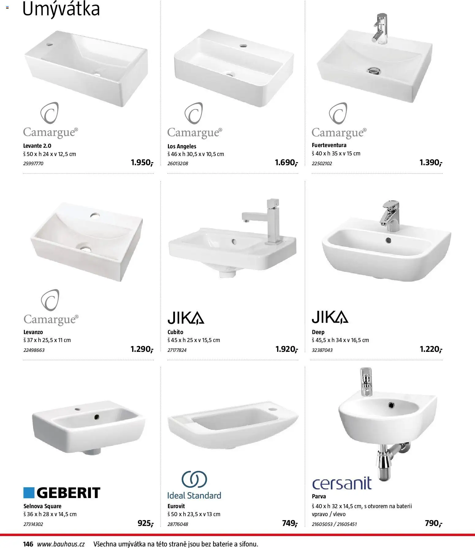 Bauhaus katalog Sanita od 03.11.2025 | Strana: 146 | Produkty: Baterie