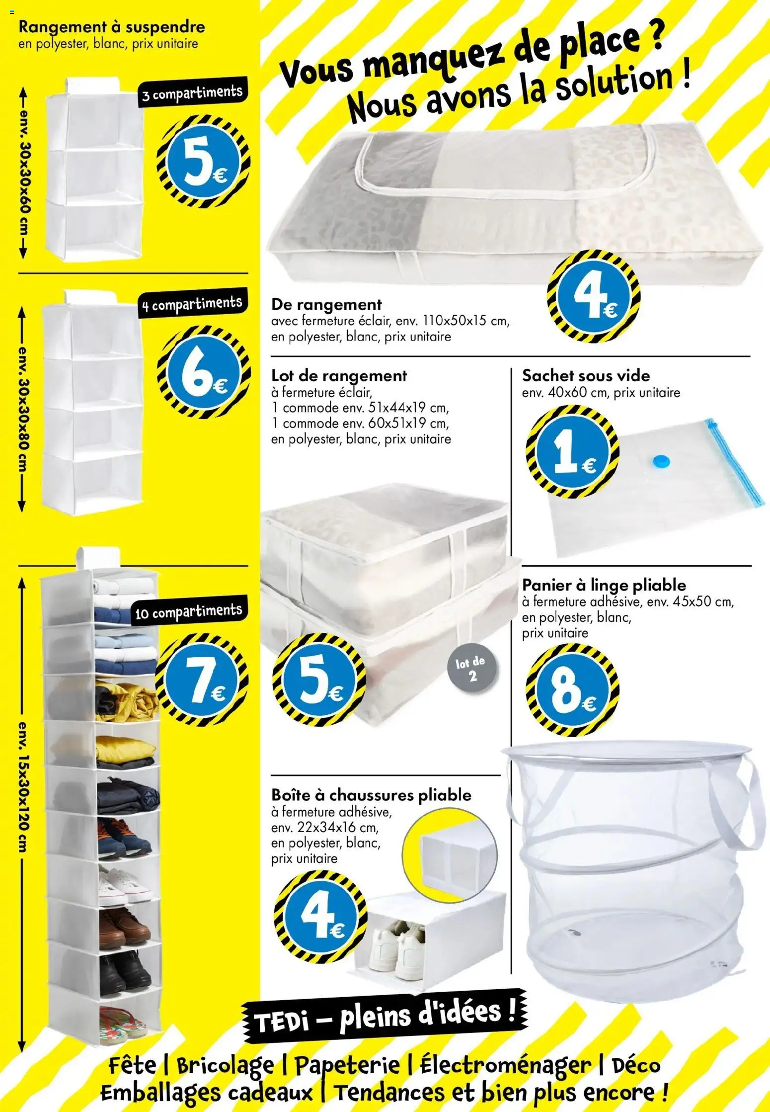 {H1} | Page: 10 | Produits: Panier à linge, Commode, Panier, Boîte à chaussures