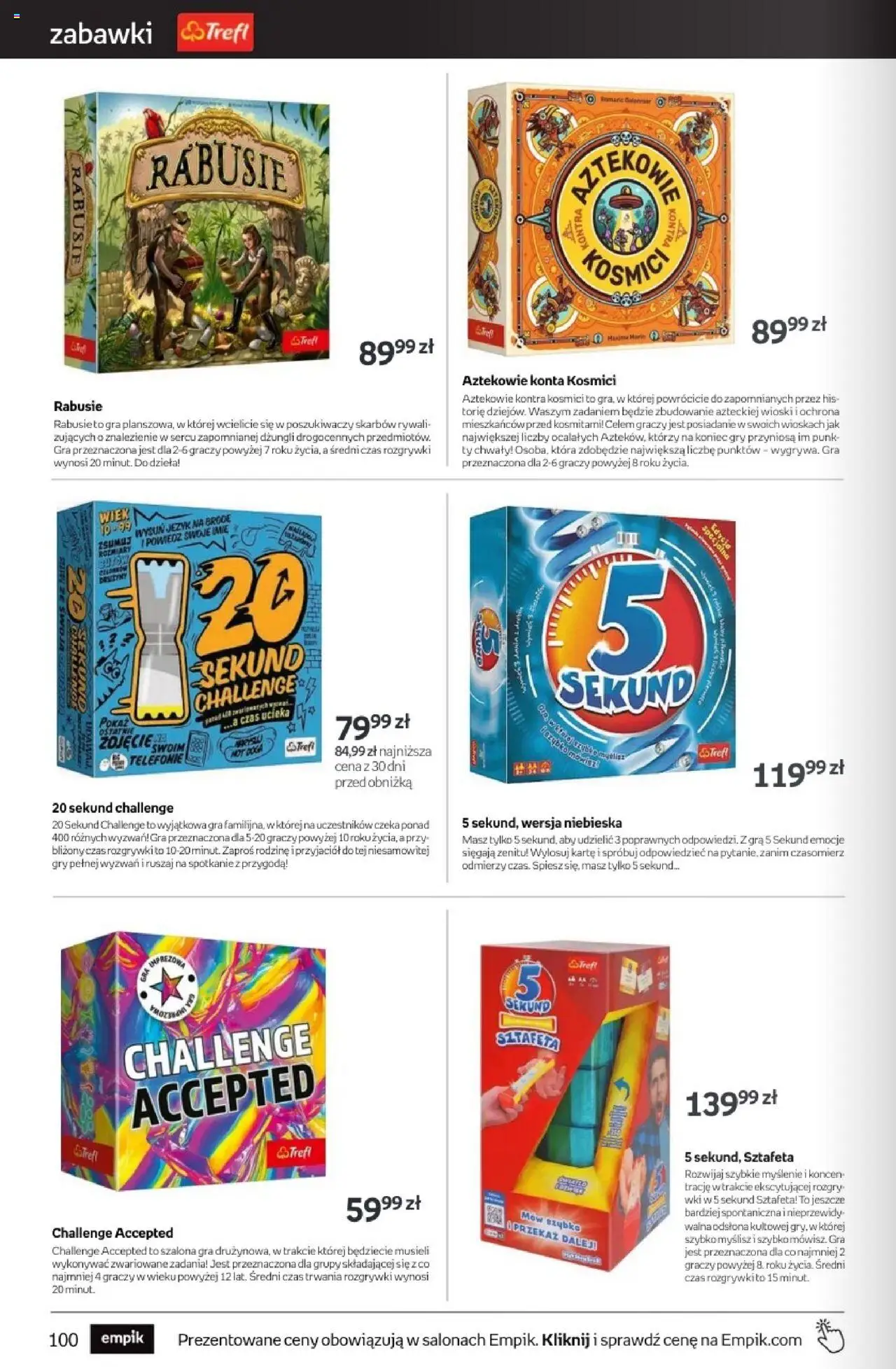 Empik promocje od 21.05.2025 | Strona: 100 | Produkty: Gra, Gry