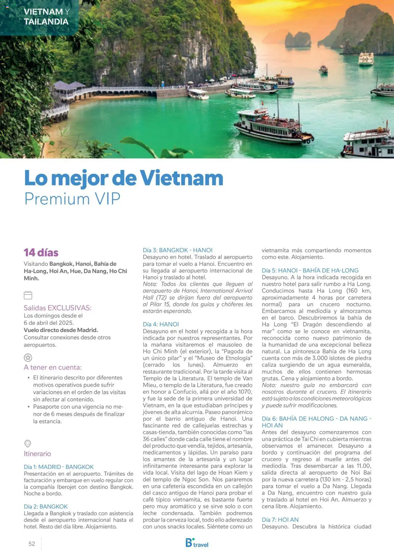 B the travel brand Asia 2025 │ válido desde el 15.11.2024 | Página: 52 | Productos: Leche, Café, Cerveza