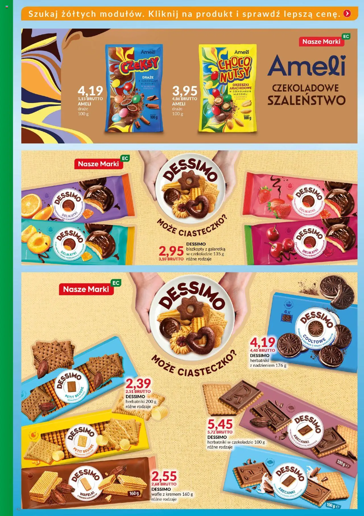 Eurocash Gazetka - Katalog Artykułów Spożywczych od 19.10.2025 | Strona: 42 | Produkty: Wafle, Herbatniki, Wafelki, Czekolada
