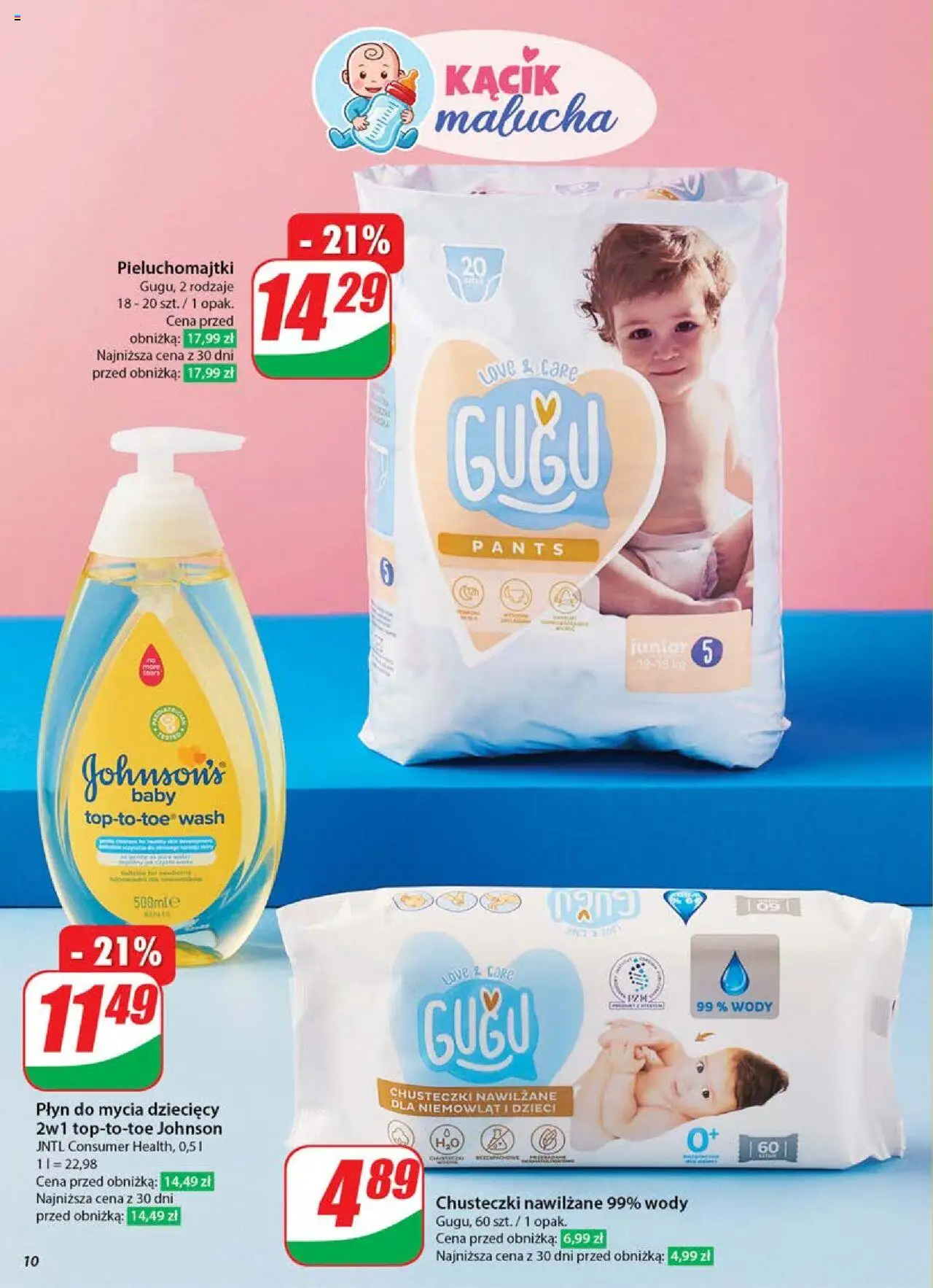 Dino Gazetka od 04.06.2025 | Strona: 10 | Produkty: Pieluchomajtki
