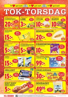 ICA Kvantum - Kungens Kurva - Förhandsvisning av reklamblad från butik ICA Kvantum aktuell från 09.03.2026 | Sida: 6 | Produkter: Toalettpapper, Galler, Vitlök, Lime